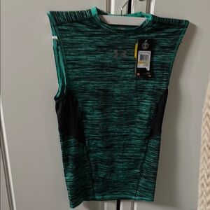 Under Armour Green Sleeveless Top